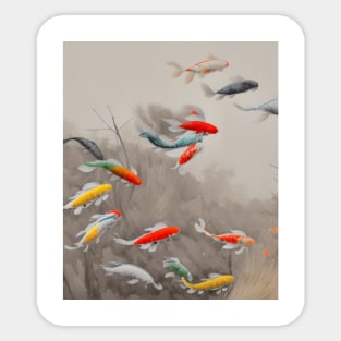 The Art of Koi Fish: A Visual Feast for Your Eyes 21 Sticker
